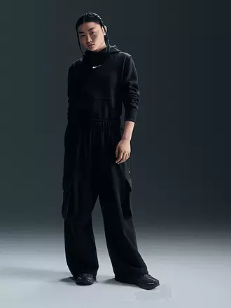 NIKE | Sudadera con capucha deportiva Phoenix Fleece para mujer | schwarz